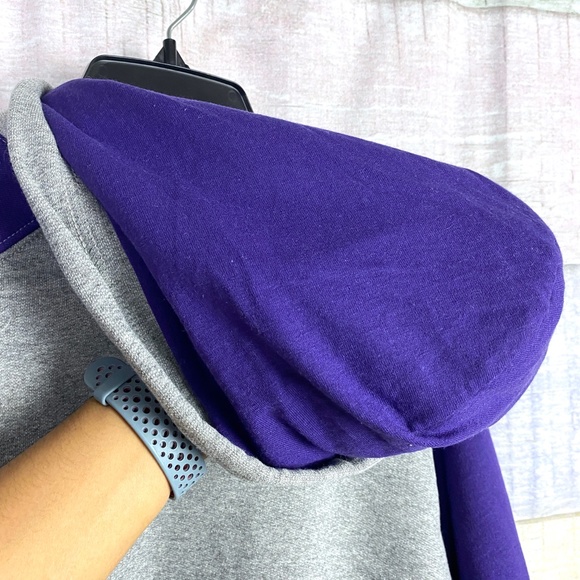 NWOT Jerzees NuBlend Colorblock Raglan Hoodie - Picture 8 of 11